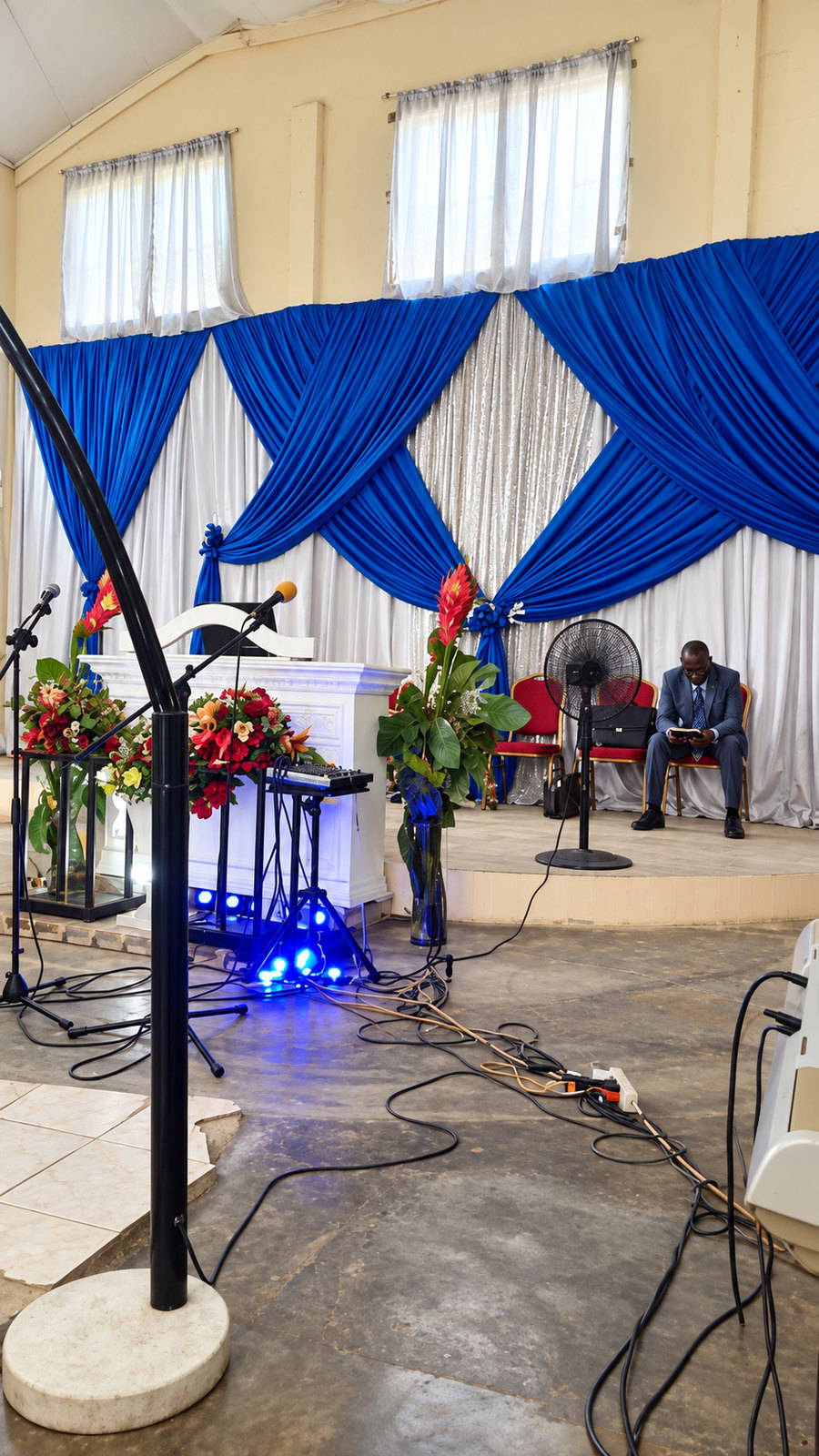 Le sanctuaire et ses chaires
